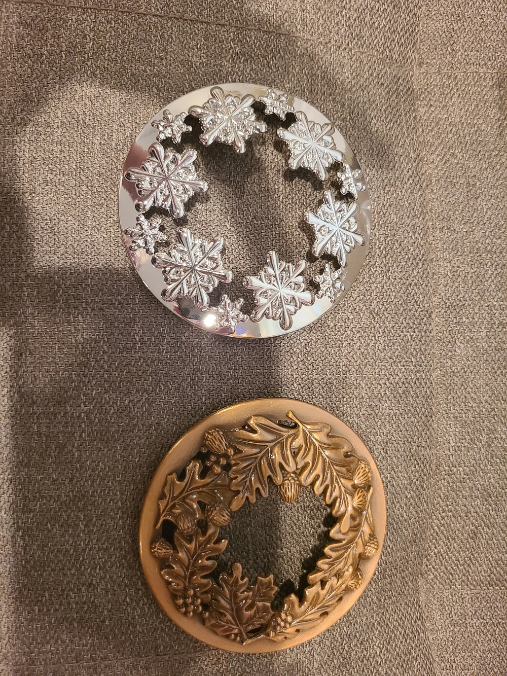 Decorative Metal Candle Toppers